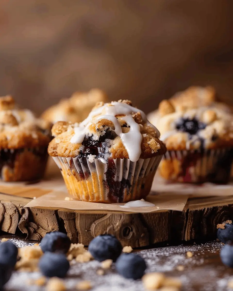 Bakery Style Blueberry Muffins with Crumb Topping: The Best Recipe