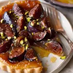 Caramelized Honey & Pistachio Fig Tarte Tatin