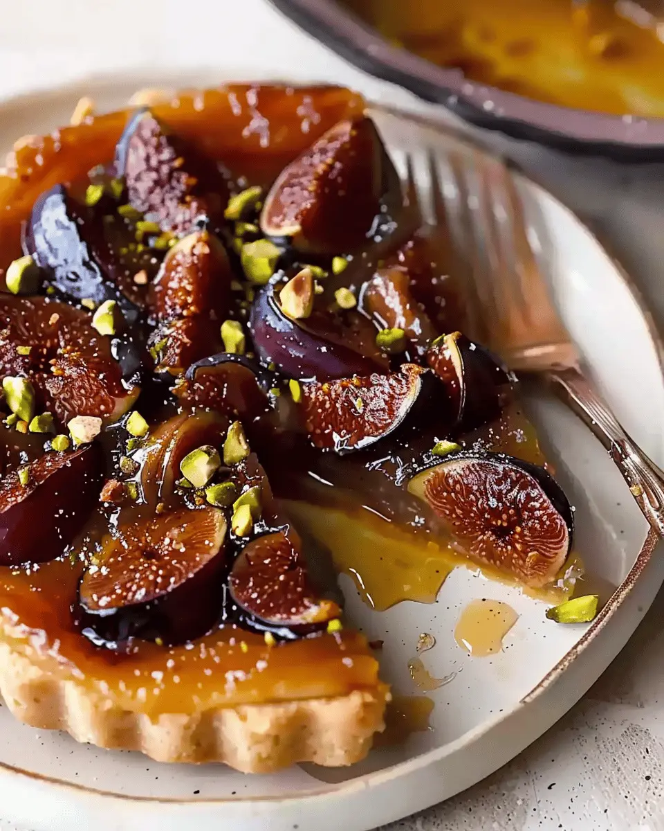 Caramelized Honey Pistachio Fig Tarte Tatin: An Indulgent Homemade Delight
