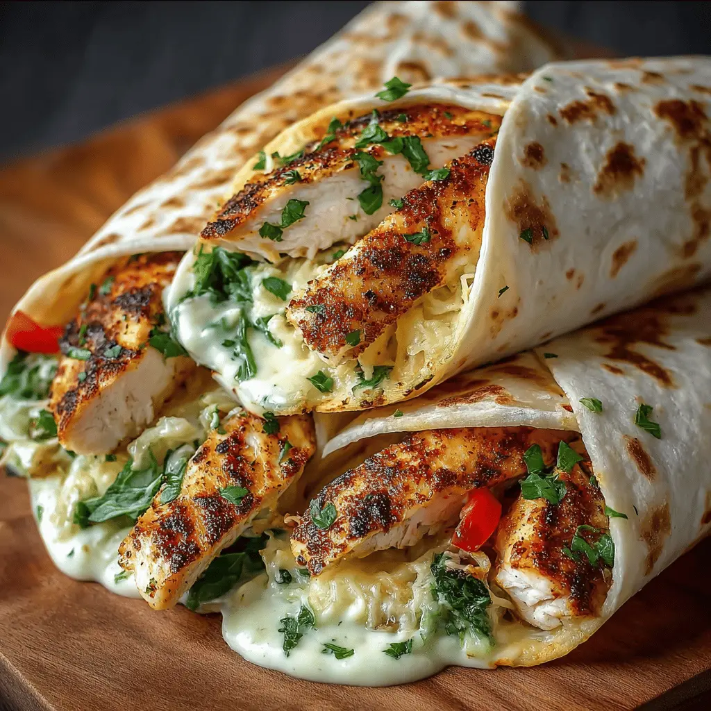 Cheesy Garlic Chicken Wraps: The Best Easy Recipe for Home Cooks