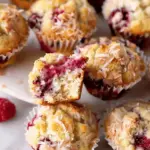 Coconut Lemon Raspberry Muffins
