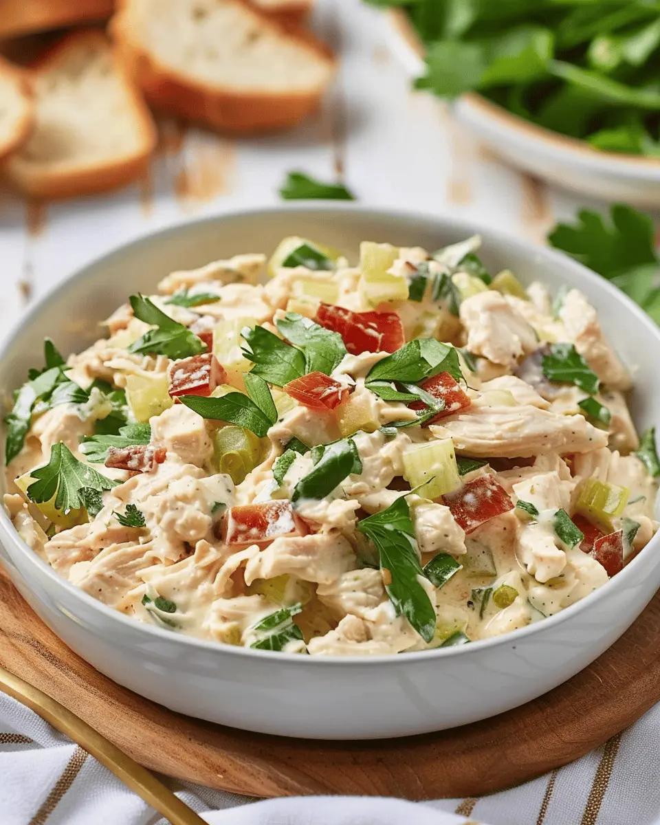 Creamy Chicken Salad No Celery: A Delicious Twist with Turkey Bacon