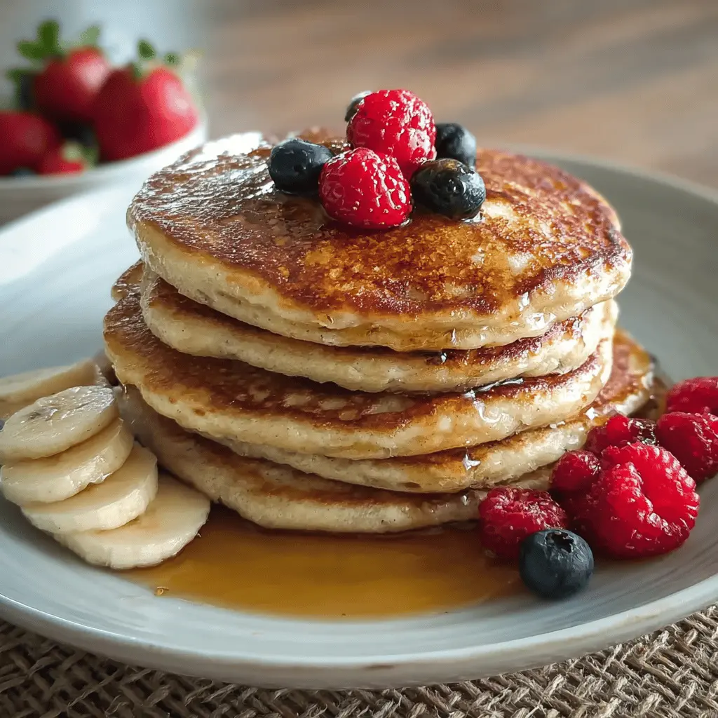 Easy High Protein Pancakes: Deliciously Fluffy and Guilt-Free