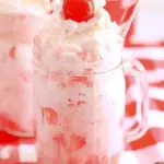 Easy Shirley Temple Ice Cream Float