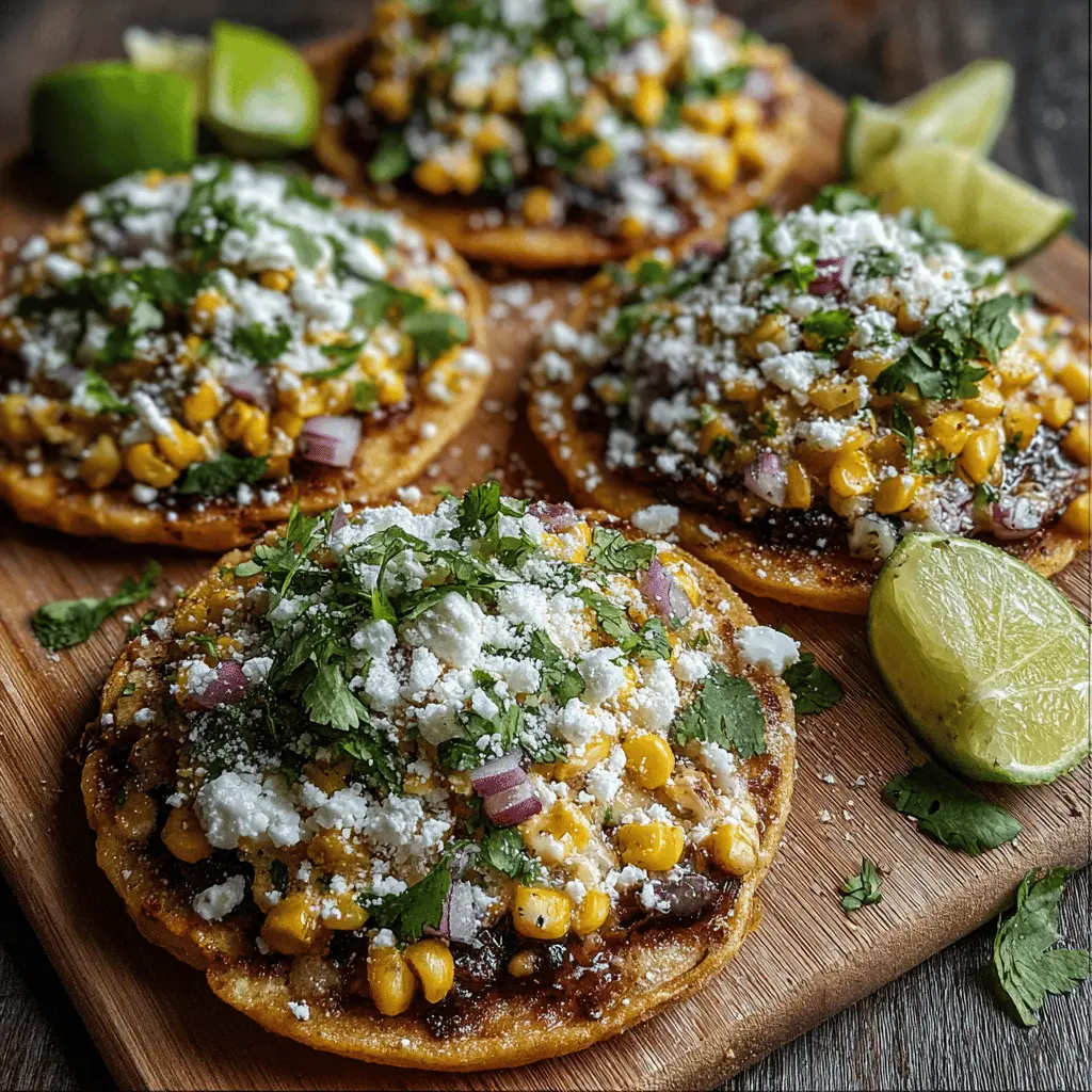 Mexican Street Corn Tostadas: Easy and Flavorful at Home