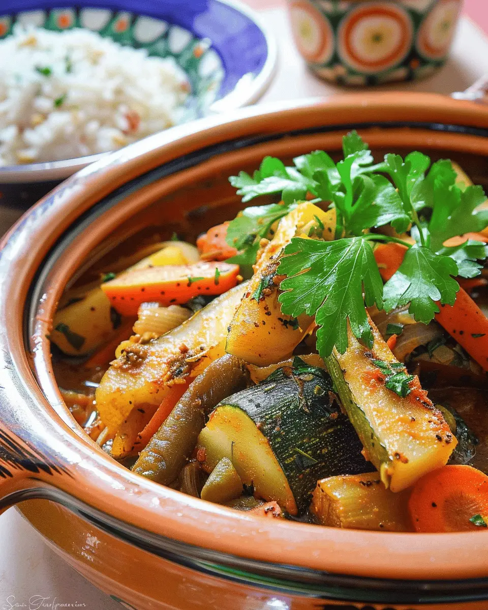 Moroccan Inspired Vegetable Tagine: Easy and Flavorful Delight