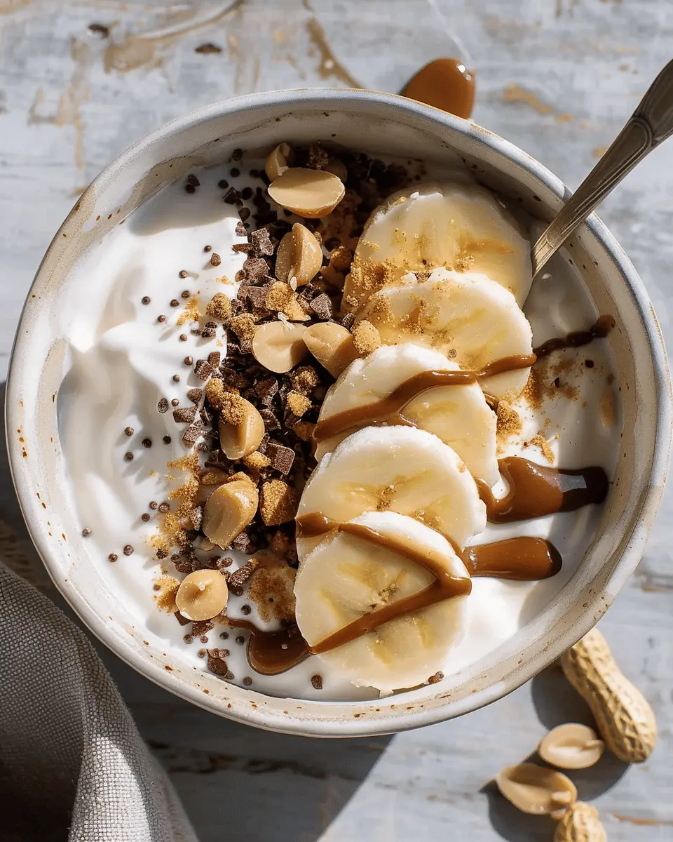 Peanut Butter Yogurt Bowl: A Simple and Indulgent Boost to Your Day