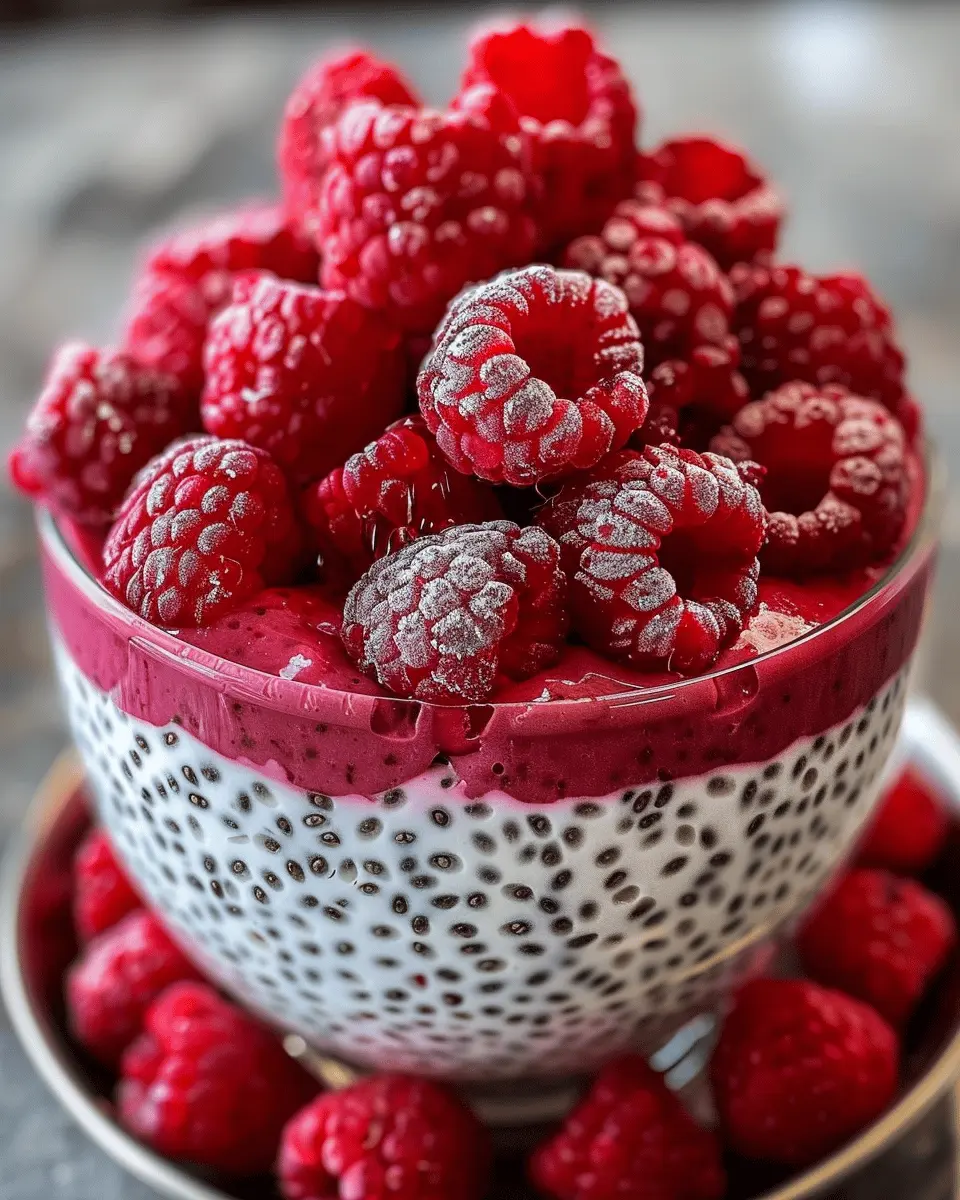 Raspberry Chia Pudding: Easy, Nourishing Delight for Everyone