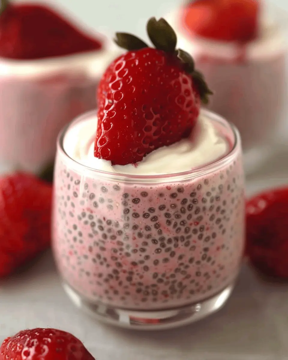 Rich and Creamy Strawberry Chia Pudding: Indulge in Healthy Bliss