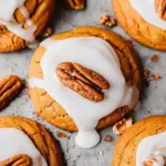 Soft Pumpkin Cookies with Maple Glaze