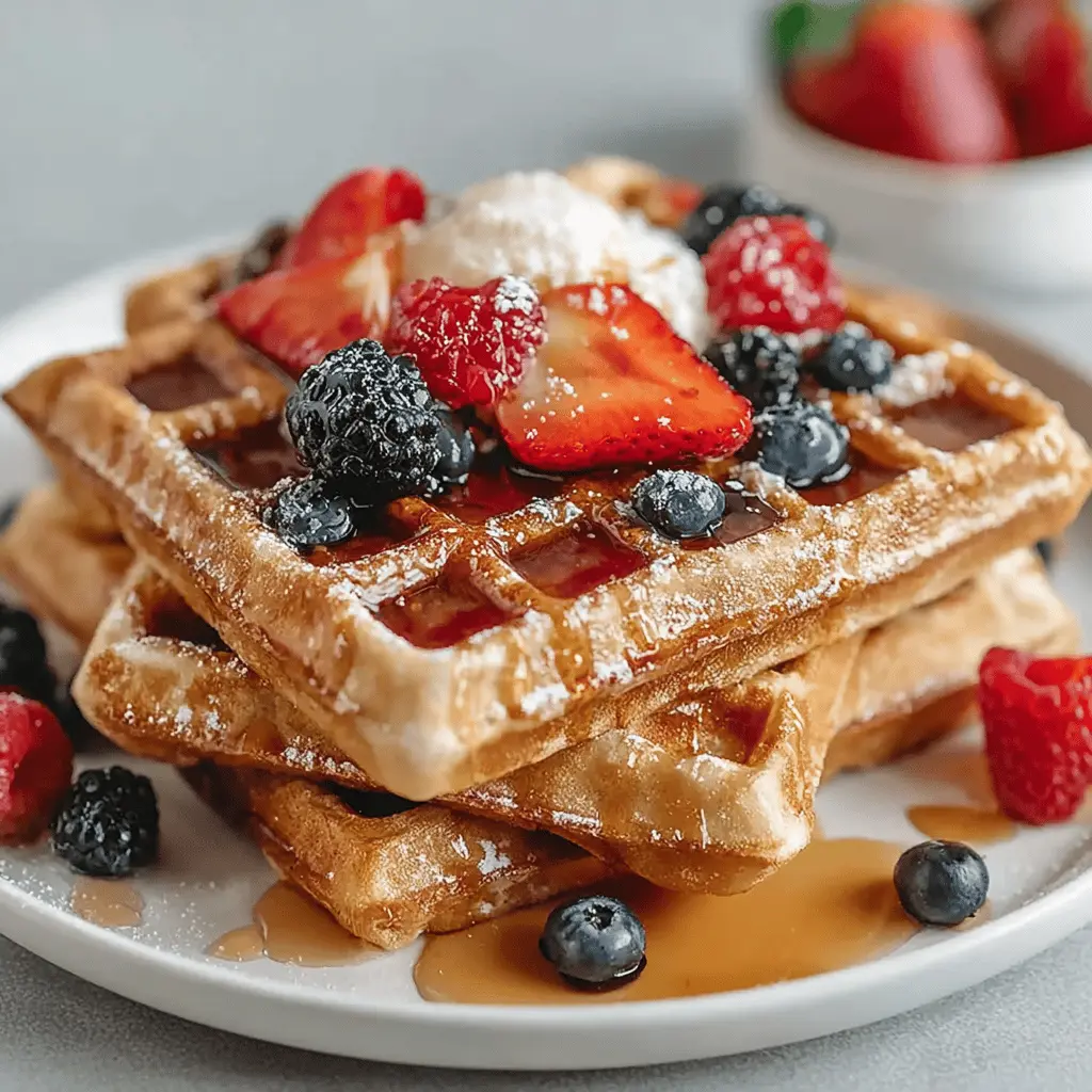 The Best Protein Waffles Recipe for Busy Mornings Made Easy