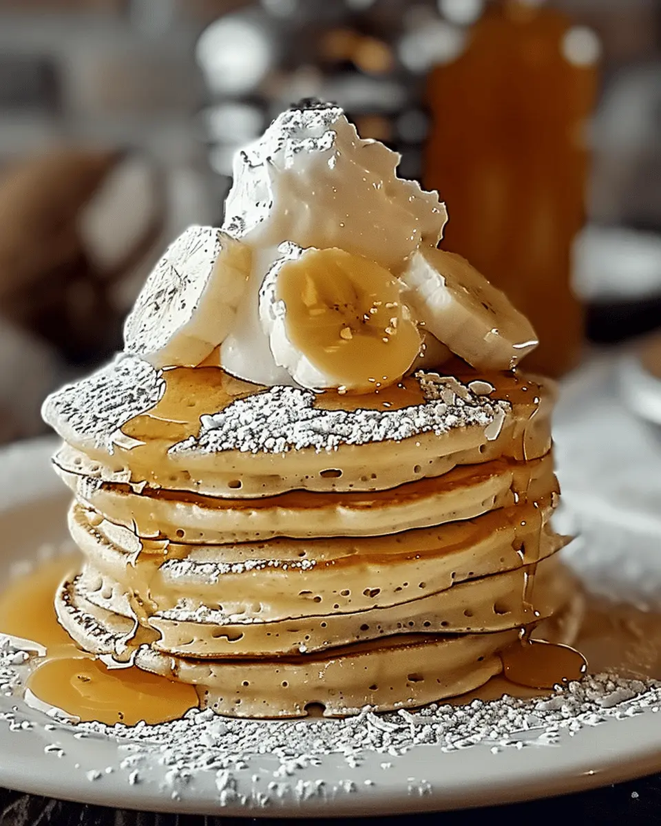 Tropical Sweet Coconut Cream Pancakes for Blissful Mornings at Home