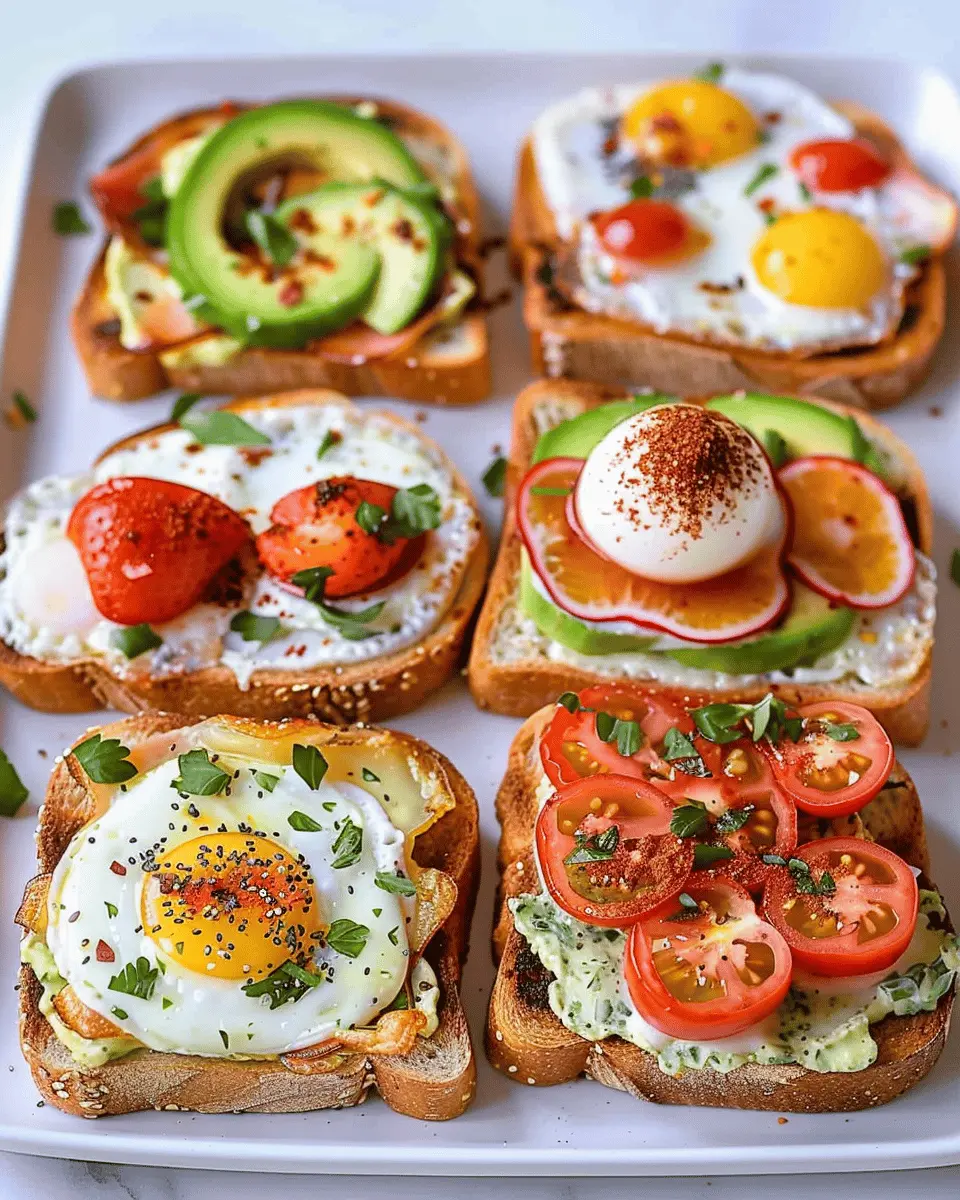 12 Healthy Breakfast Toast Ideas for a Delightful Morning Boost