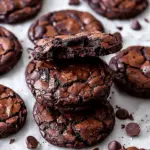 20 Minute Fudgy Chocolate Brownie Cookies
