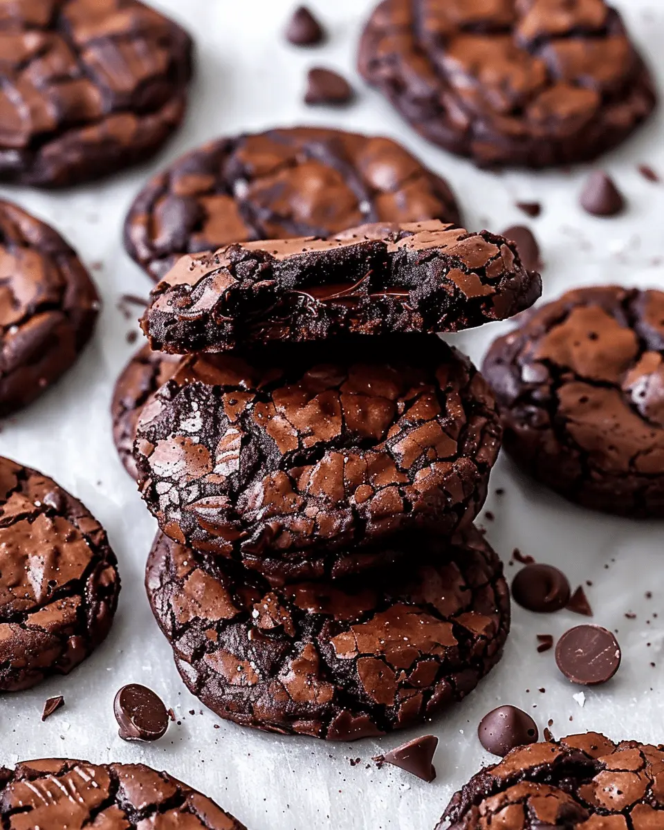 20 Minute Fudgy Chocolate Brownie Cookies for Quick Indulgence