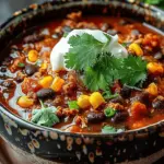 Cozy Autumn Turkey Chili