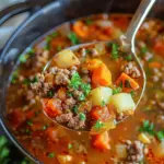 Crock Pot Hamburger Soup