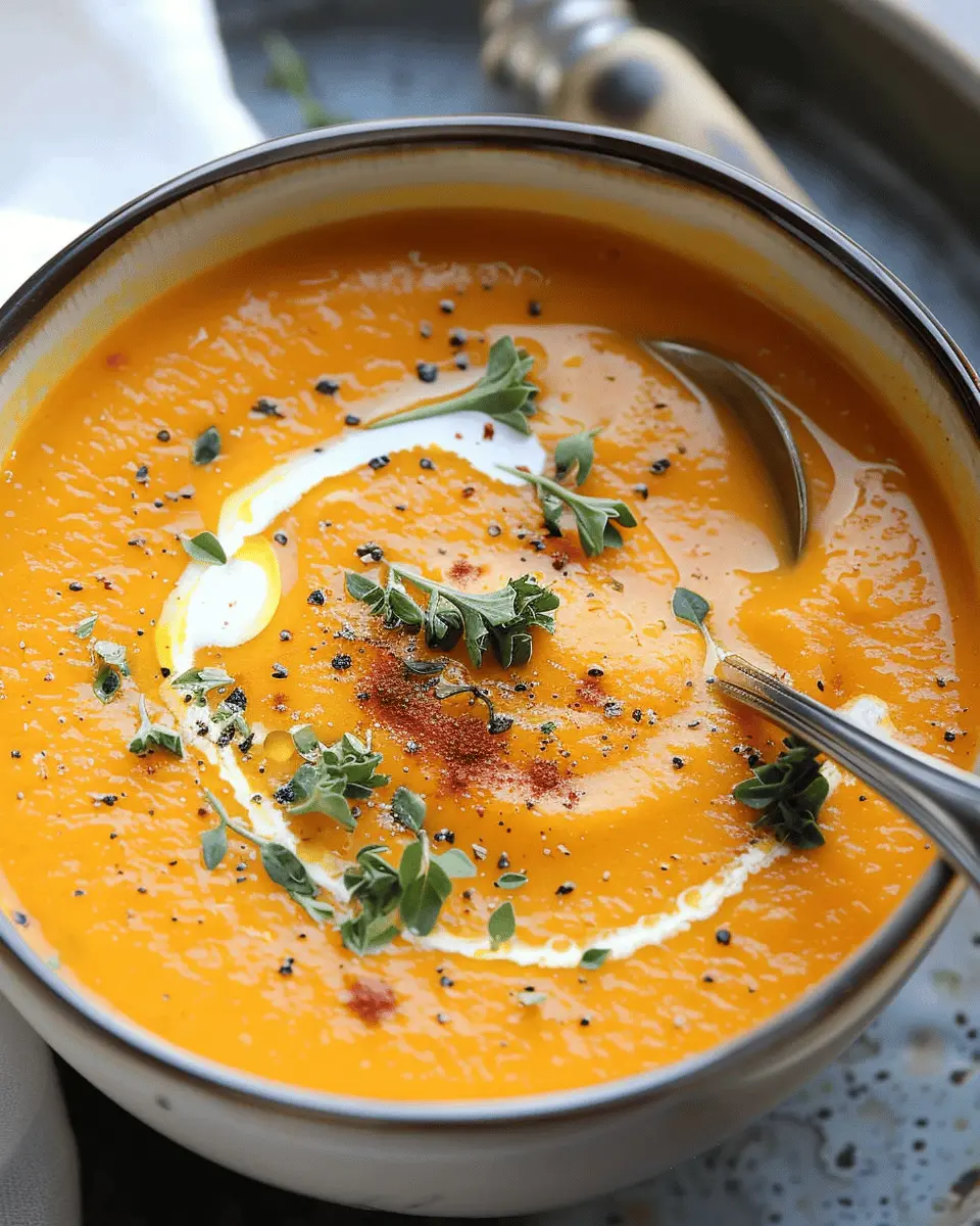 Easy Carrot Soup: A Delightfully Creamy Homemade Recipe