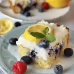 Lemon Blueberry Sheet Cake