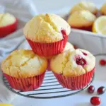 Lemon Cranberry Muffins