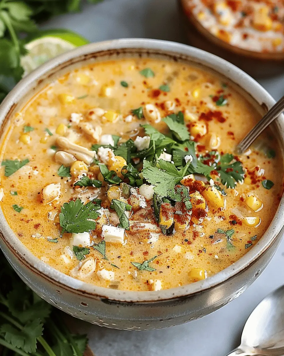 Mexican Street Corn Soup: Easy, Flavorful Recipe with Turkey Bacon
