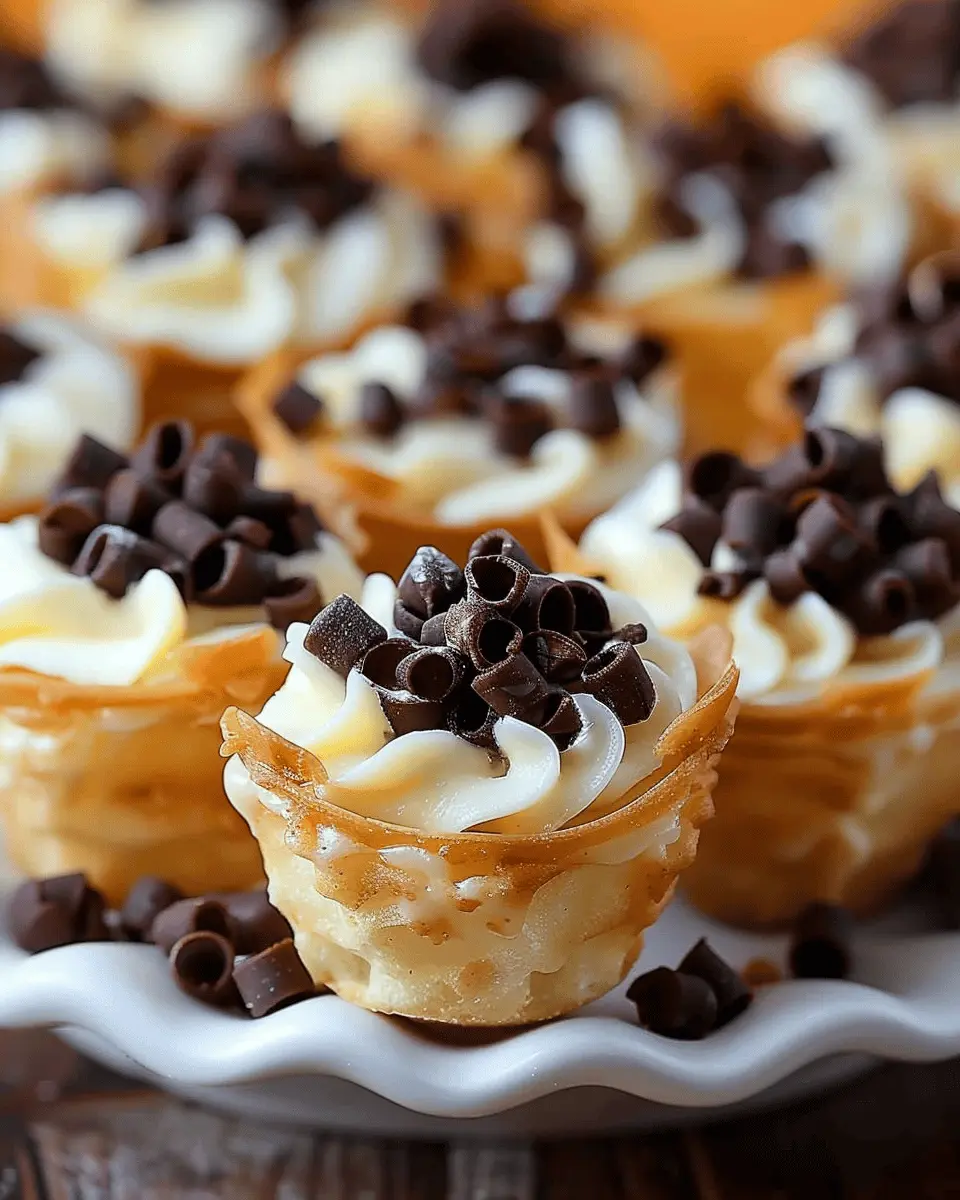 Mini Cannoli Cups: Easy Indulgence for Your Sweet Tooth