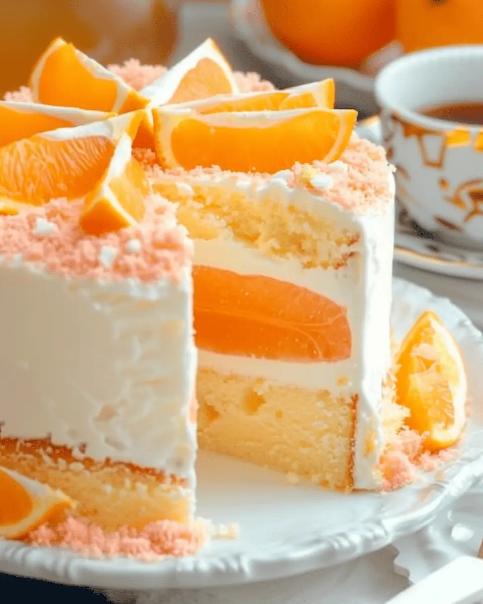 Orange Creamsicle Ice Cream Cake: The Best Summer Treat