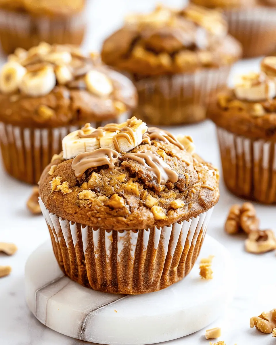 Peanut Butter Banana Muffins: The Easy Homemade Delight