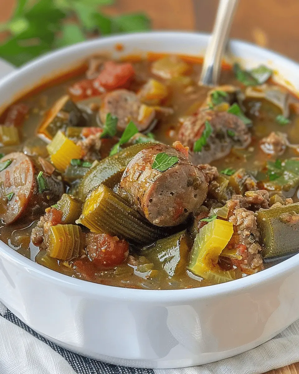 Sausage and Okra Stew Recipe: A Hearty, Comforting Delight