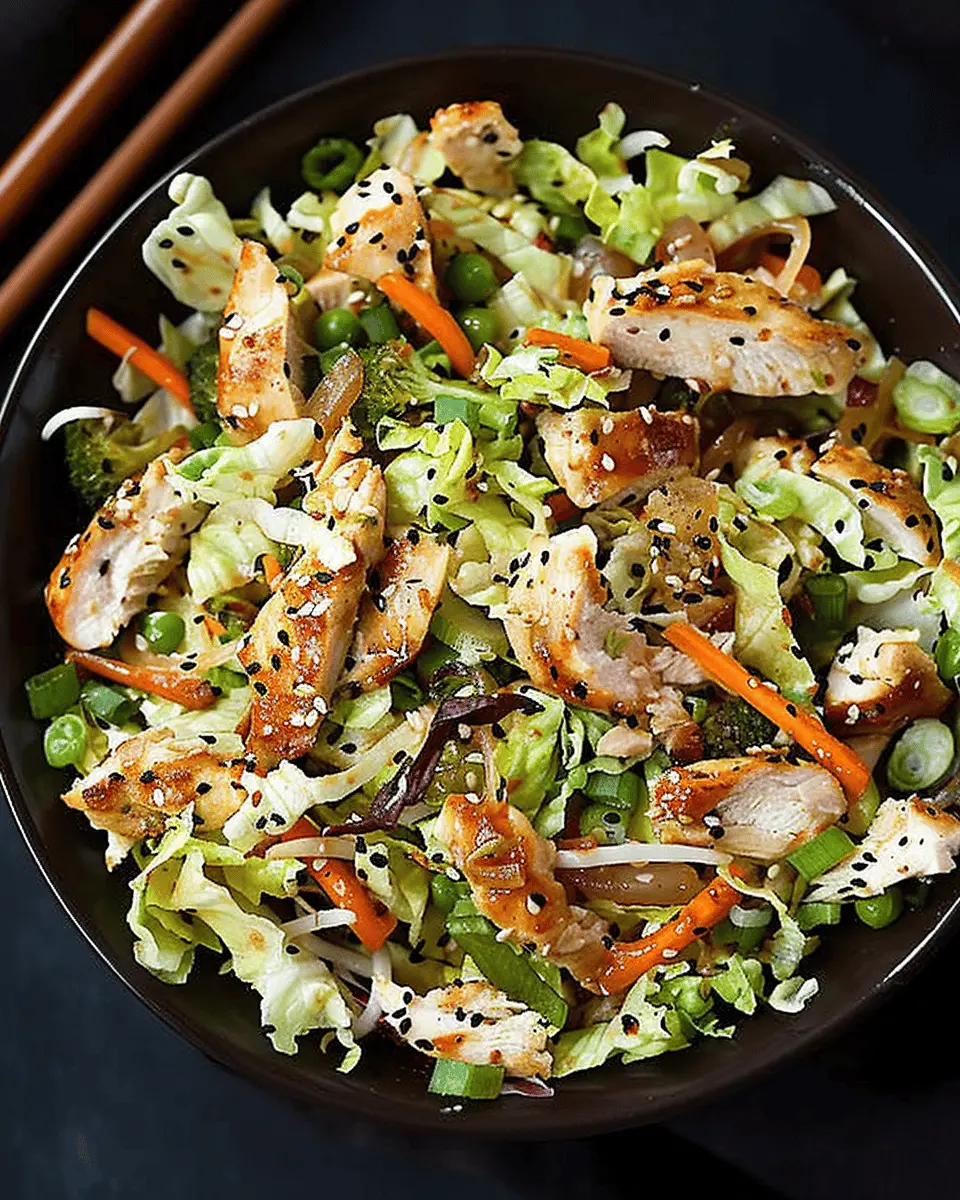Sesame Chicken Salad: The Best Healthy & Flavorful Twist