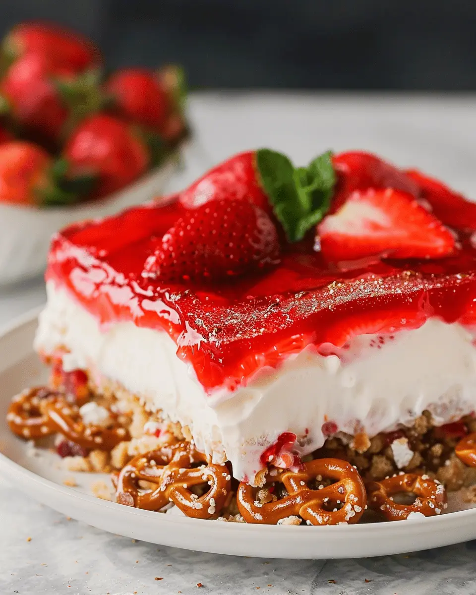 Strawberry Pretzel Salad: The Best Indulgent Twist for Summer
