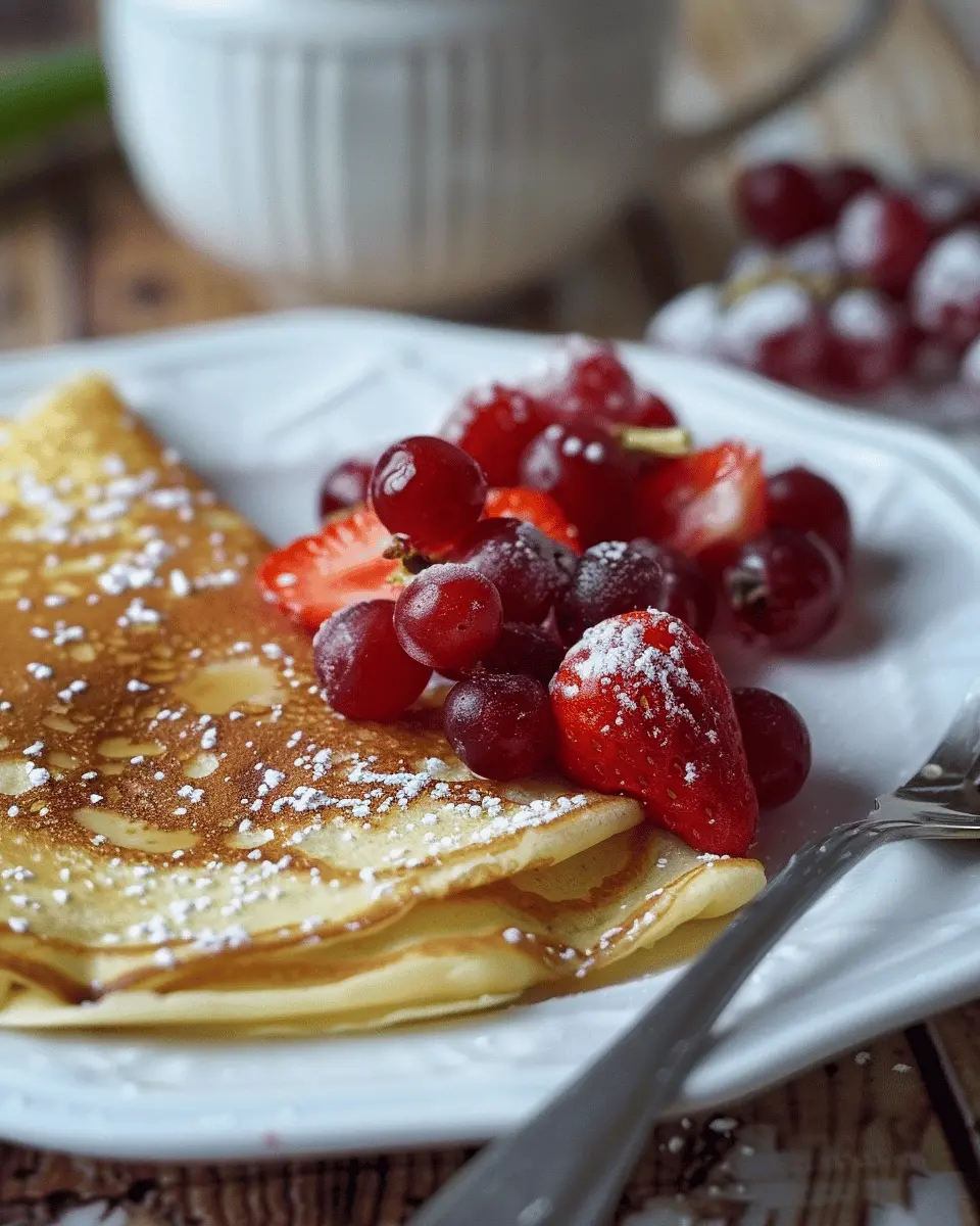 Swedish Pancakes: Easy Delights with Turkey Bacon & Chicken Ham