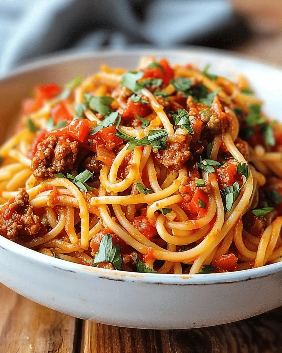 Taco Spaghetti to Die For: Easy Turkey Bacon & Chicken Ham Recipe