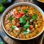 Vegan Lentil Tortilla Soup