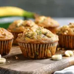 Zucchini Banana Muffins