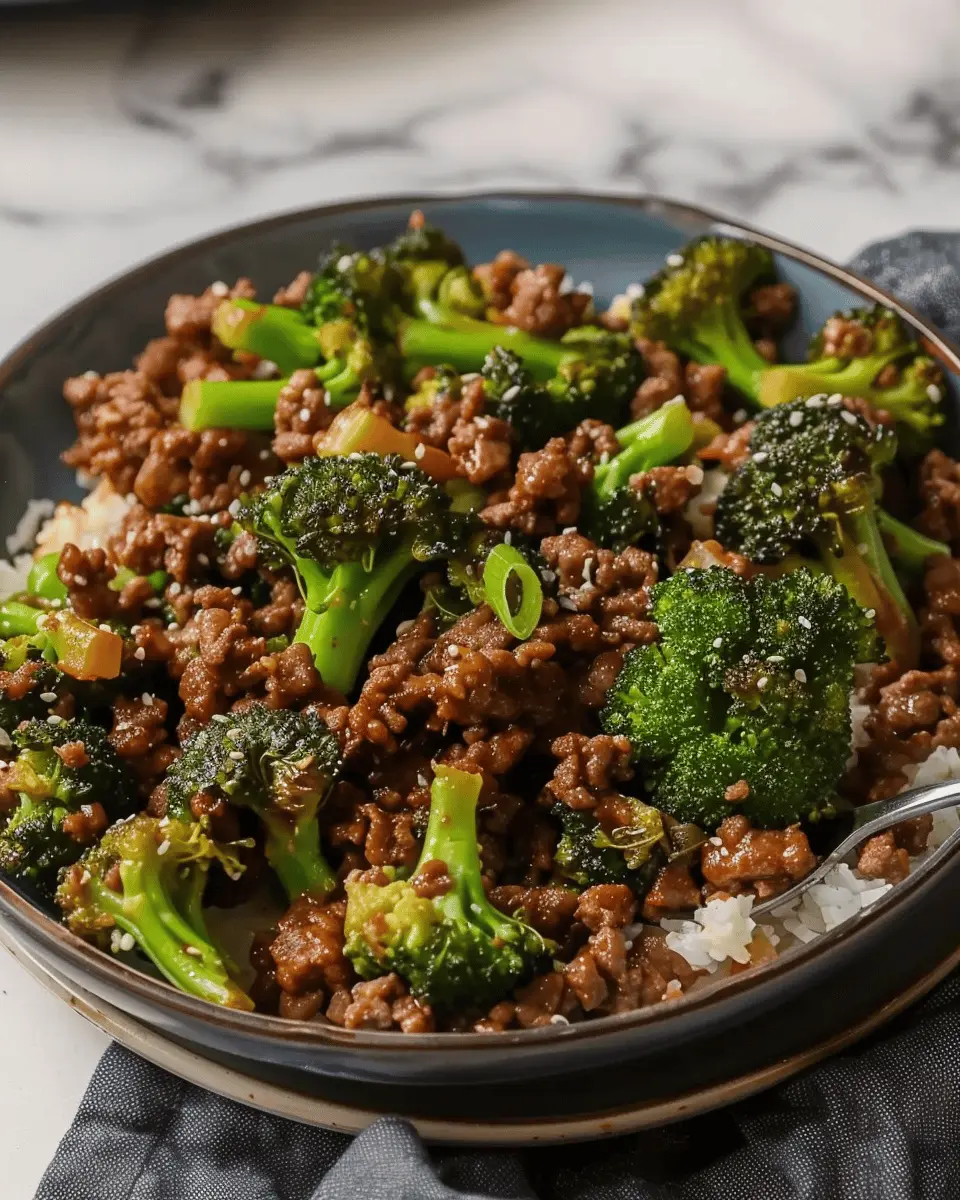 Ground Beef and Broccoli Delight: Easy, Healthy Family Dinner