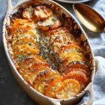 Cheesy Root Vegetable Gratin