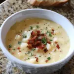 Easy Slow Cooker Potato Soup with Bacon & Cream Cheese (Perfect for Fall & Winter)