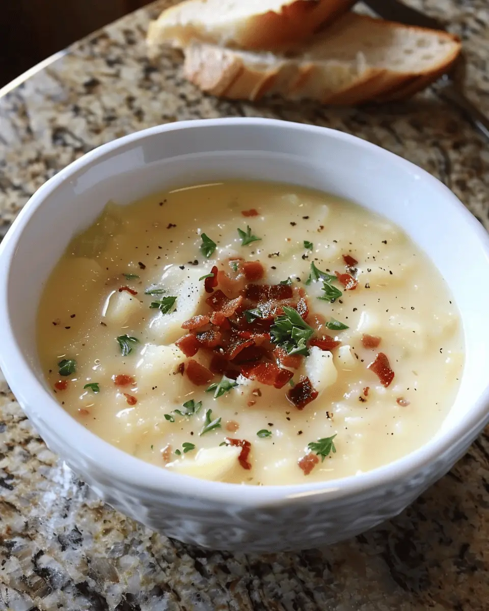 Easy Slow Cooker Potato Soup with Turkey Bacon & Cream Cheese Delight