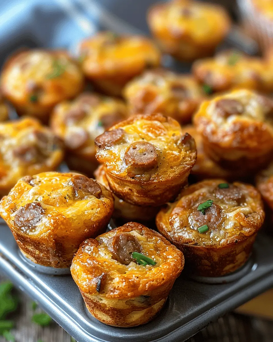 High-Protein Pancake Sausage Mini Muffins for Easy Mornings