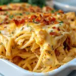 Irresistible Spicy Southern Cheesy Chicken Spaghetti Casserole