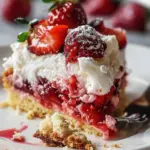 Strawberry Earthquake Cake