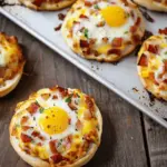 English Muffin Breakfast Pizzas