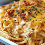 Irresistible Spicy Southern Cheesy Chicken Spaghetti Casserole