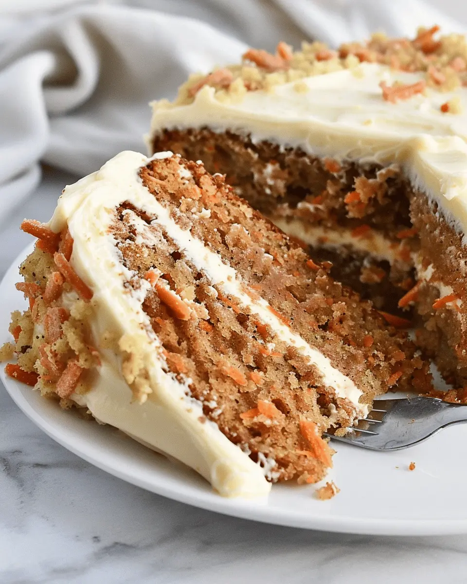 Easy Carrot Cake: Indulgent Cream Cheese Frosting Recipe