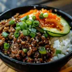 Korean Ground Beef Bowl