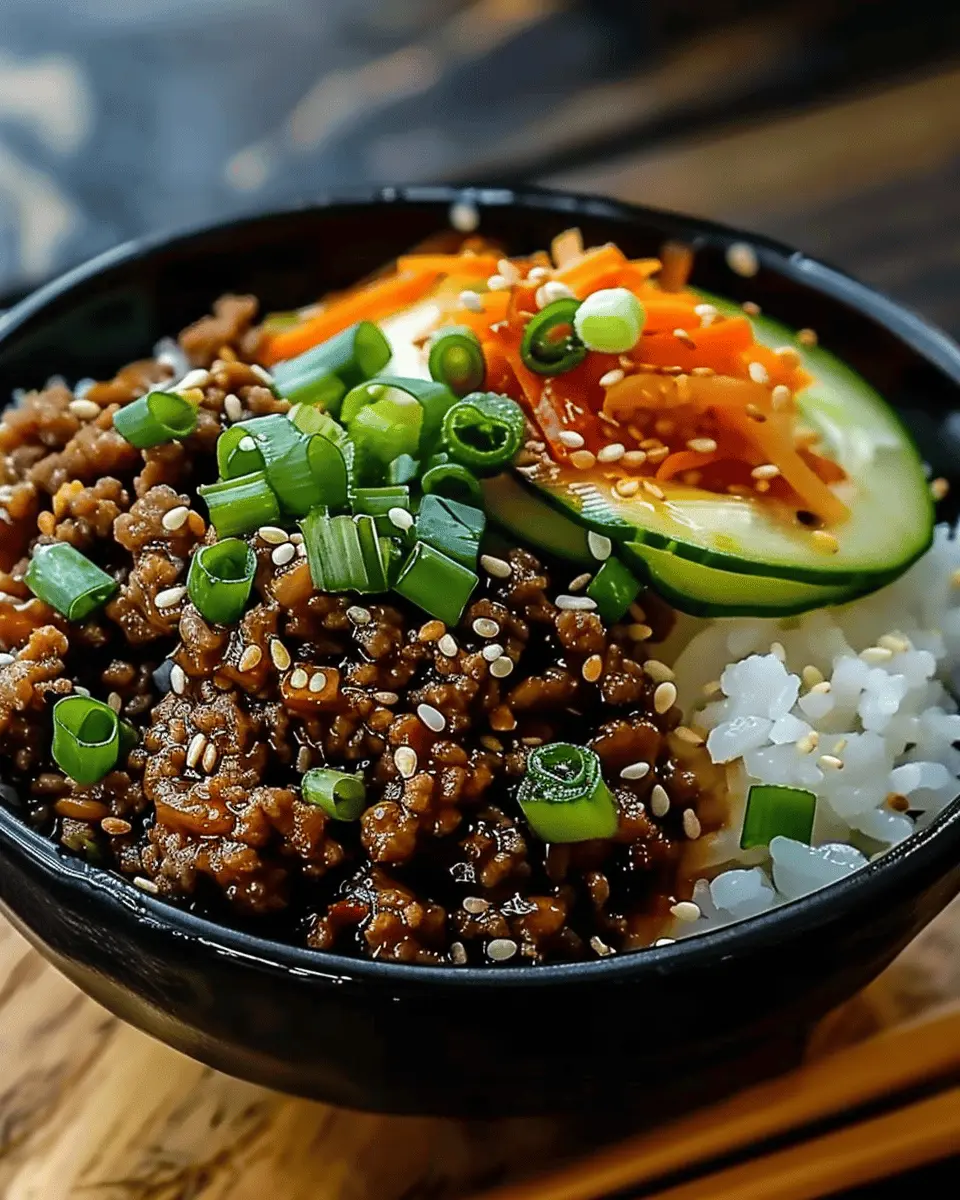 Korean Ground Beef Bowl: A Quick and Delicious Family Favorite
