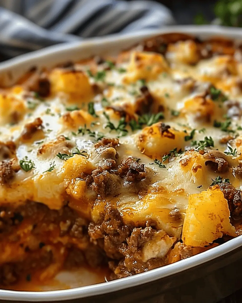 Hobo Casserole: Easy Comfort Food with Turkey Bacon and Chicken Ham