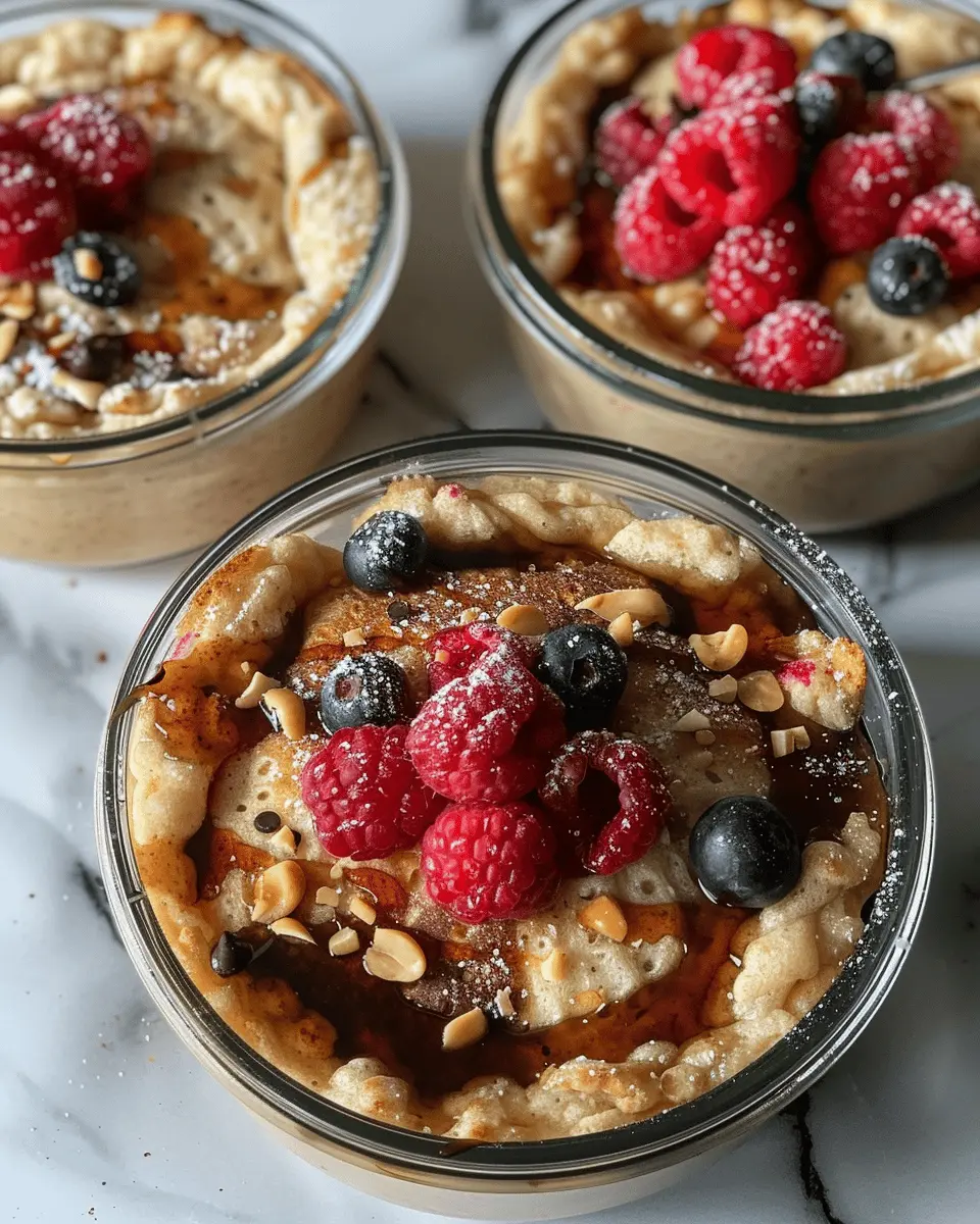 Baked Protein Pancake Bowls: Easy Meal Prep Without Bananas