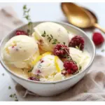 Lemon-Thyme Sorbet with Summer Berries